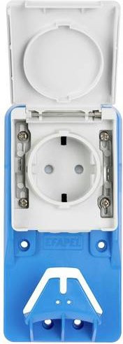 InterBär eMobility Ladesteckdose 16A 3.7kW in Weiß - Bild 1