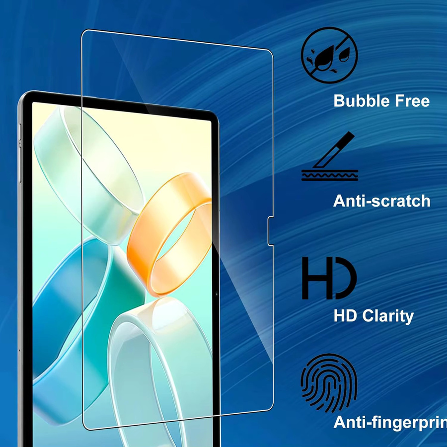 Teclast 10,1 Zoll Schutzglas für M50 M50S M50HD M50Pro M50Plus HD, transparentes Anti-Fingerprint Displayschutzglas aus gehärtetem Glas - Bild 2