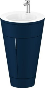 Duravit Waschtischunterschrank Starck 1 Set c-bonded in Weiß mit Innenbeleuchtung, B/T/H: 56 x 86,4 x 60,5 cm - Bild 1