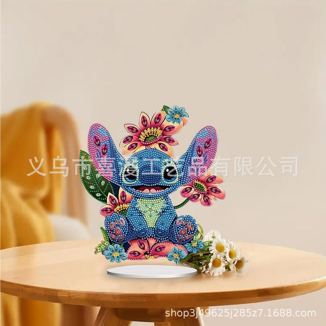 DIY Cartoon Stich Diamantmalerei unregelmäßig geformtes Kunsthandwerk Ornament zur Dekoration - Bild 1