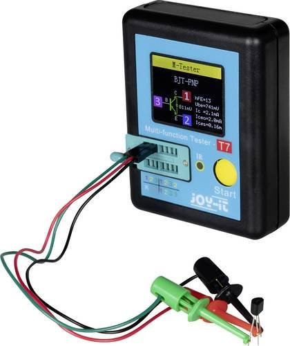 Joy-it JT-LCR-T7 Transistortester in Schwarz mit Micro-USB-Anschluss - Bild 1
