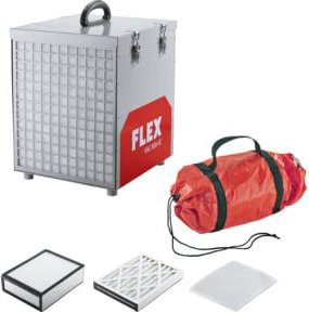 Flex Luftreiniger VAC 800-EC Air Protect 14 Set in Silber mit HEPA-14 Filter - Bild 1