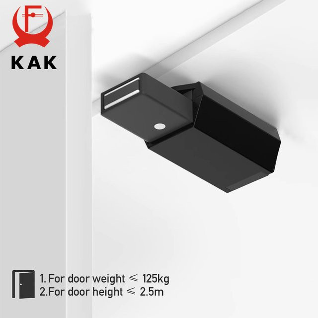 KAK Heavy Duty Push to Open Schrankschnäpper in Schwarz mit Magnet für versteckte Türgriffe - Bild 1