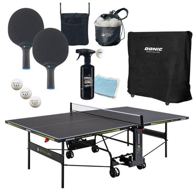 DONIC Tischtennis-Set Style 800 Outdoor inklusive Zubehör - Bild 1
