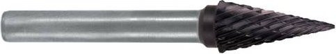 Exact 72506 Frässtift Hartmetall Kegel in Silber, Schaftdurchmesser: 6 mm, Länge: 70 mm - Bild 1