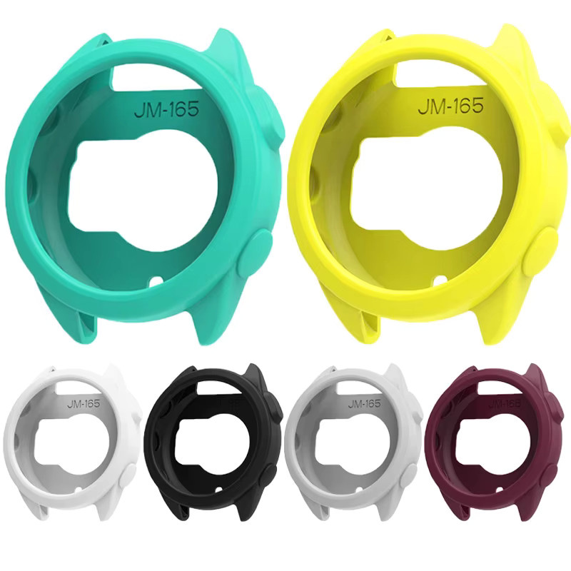 FancyWrist Uhrenarmband und Schutzhülle, Silikon, Weiß, Unisex, Garmin Forerunner 165 - Bild 5