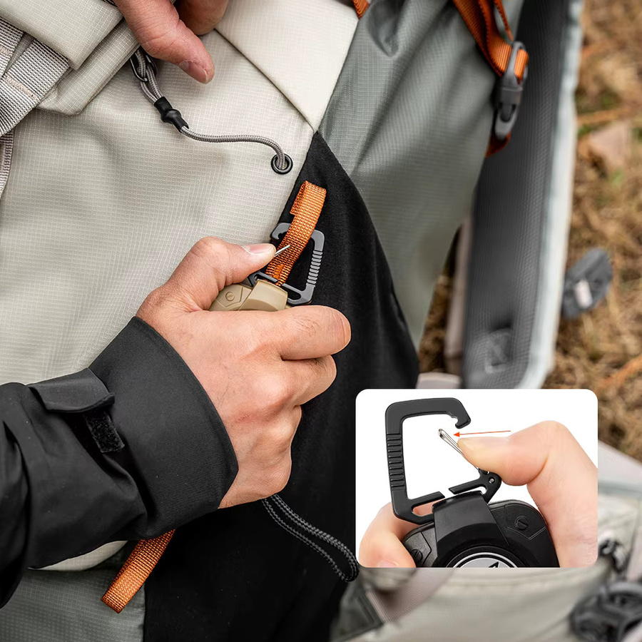 Rhino Rescue Schlüsselanhänger mit Scherenretraktor, Karabiner, Herren - Bild 3