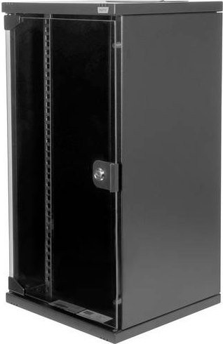 Digitus Wandgehäuse 10 Zoll Netzwerkschrank 12 HE Schwarz RAL 9005 B/T: 312 x 300 mm - Bild 2