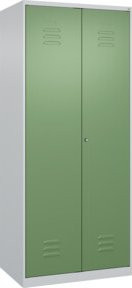 C+P Wäsche-Spind Classic PLUS mit 2 Abteilen und Zylinderschloss, Stahlkonstruktion, H x B x T: 185 x 80 x 50 cm - Bild 1