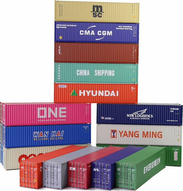 Evemodel 40ft Container, 1:87 (Spur H0), Cargo Box - Bild 1