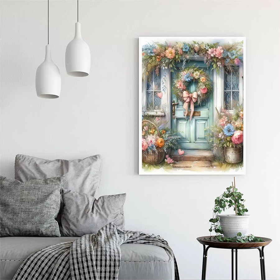 EverShine Diamond Painting Set Floral Landschaft Mosaik Stickerei Kit Multicolour B/H: 30 x 20 cm - Bild 3