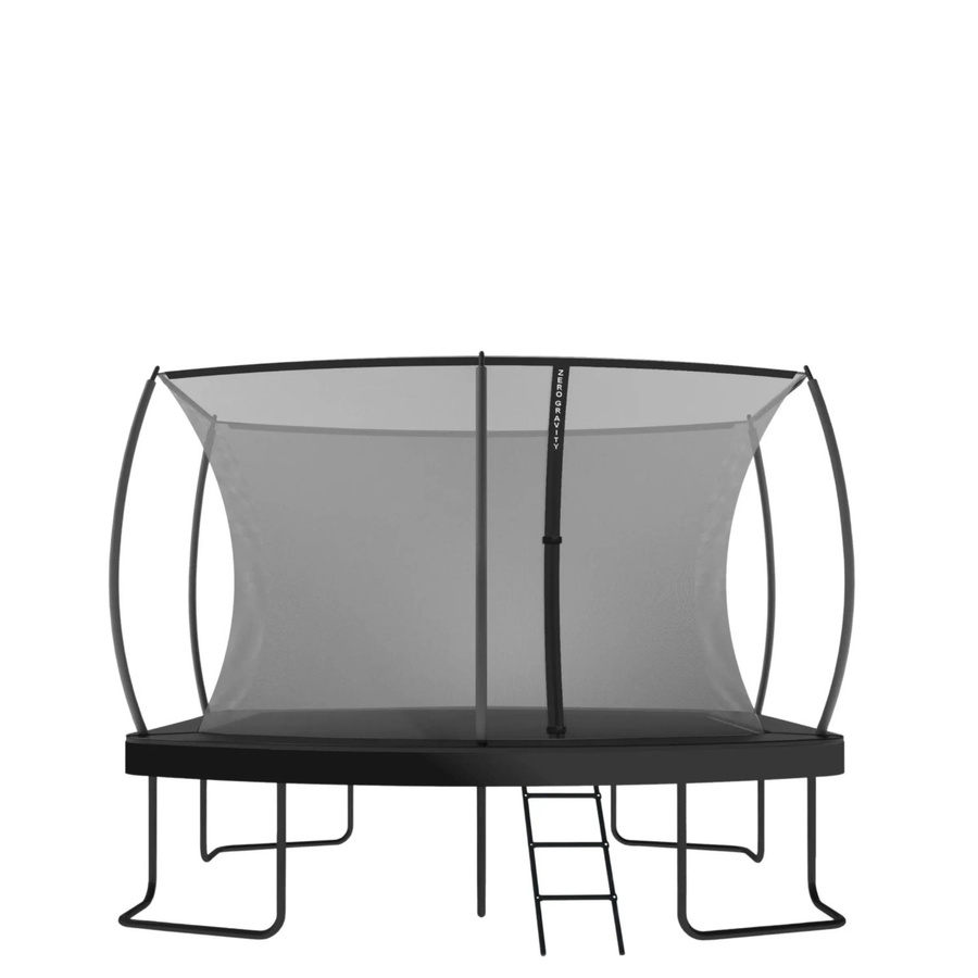 Zero Gravity Outdoor Trampolin mit Klappnetz, Leiter und Bodenanker - Bild 2