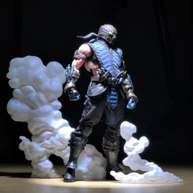 Jm Toys Mortal Kombat Sub-Zero Actionfigur, mit Stoffoutfit - Bild 1