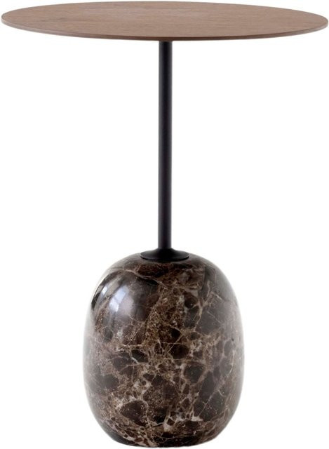 &Tradition Lato Beistelltisch Ln8 und Ln9 in Braun mit Marmor und Holz - Bild 1