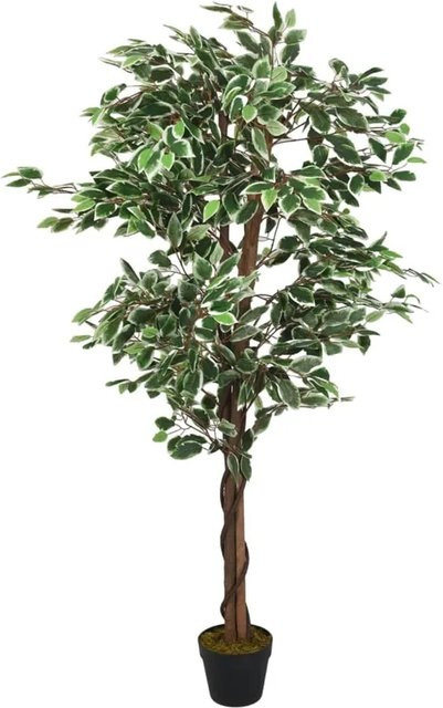 vidaXL Künstlicher Ficusbaum in Grün mit 630 Blättern, Höhe: 120 cm - Bild 1