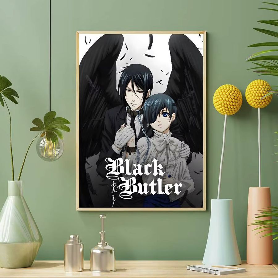 B-Butler Anime Poster Schwarz Wanddekoration für Wohnzimmer und Schlafzimmer - Bild 5
