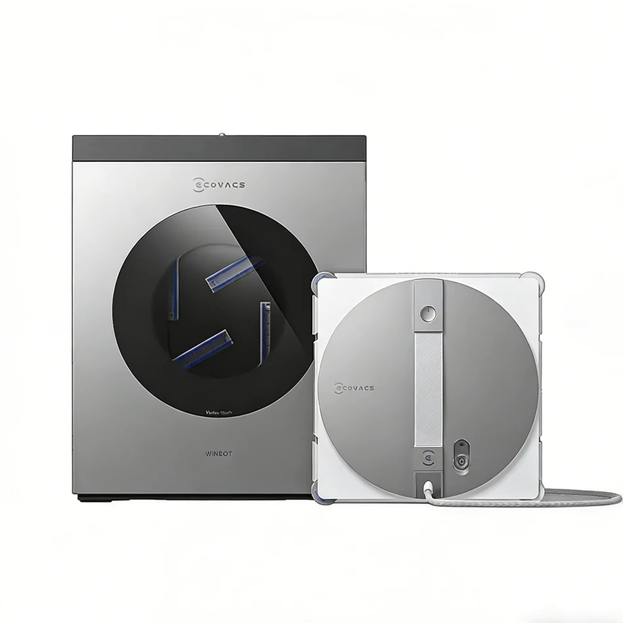 Ecovacs Winbot W3 Omni Intelligenter Fensterputzroboter mit 7-in-1 Multifunktionsstation in Silber/Weiß - Bild 4