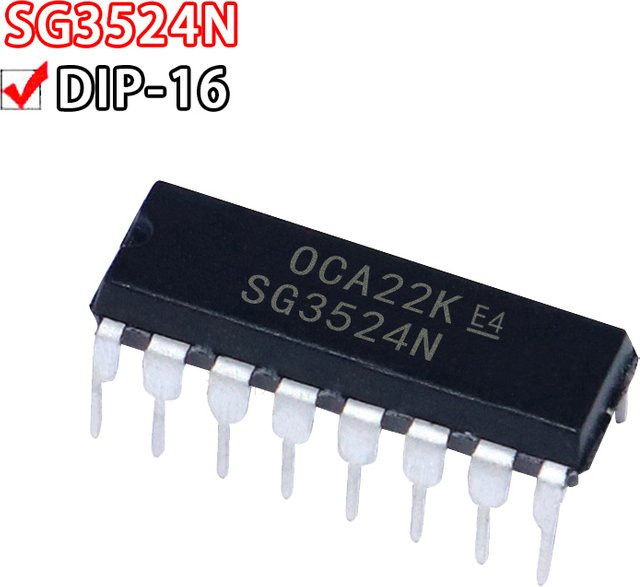 10 Stück SG3524 SG3524N PWM-Steuerchips mit doppelter Einstellung im DIP16 Gehäuse in Schwarz von Si Tai&SH - Bild 1