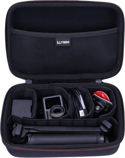 XANAD EVA Hard Case Wasserdichte Aufbewahrungstasche für DJI Osmo Action 4/3/2/1 und GoPro Hero Serien, Schwarz - Bild 1