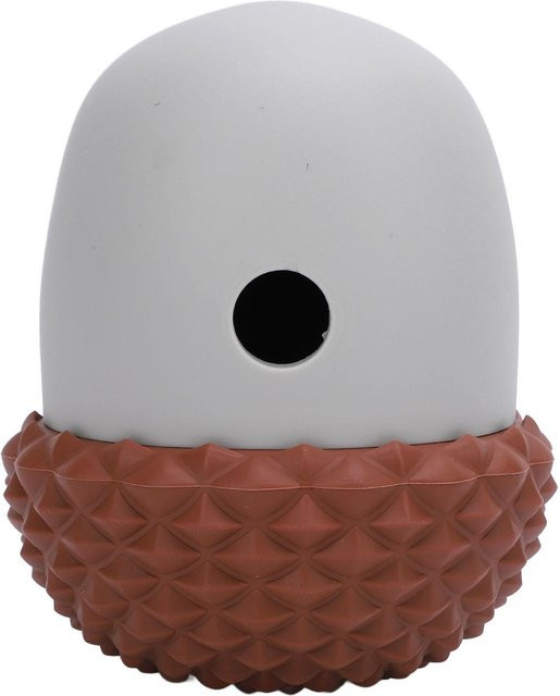 Shoemst Hundefutterausgabe Ball, Eichelförmig, Interaktiv, Silikon, Gray - Bild 1