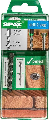 Spax Stufenbohrer drill2step in Silber - Bild 2