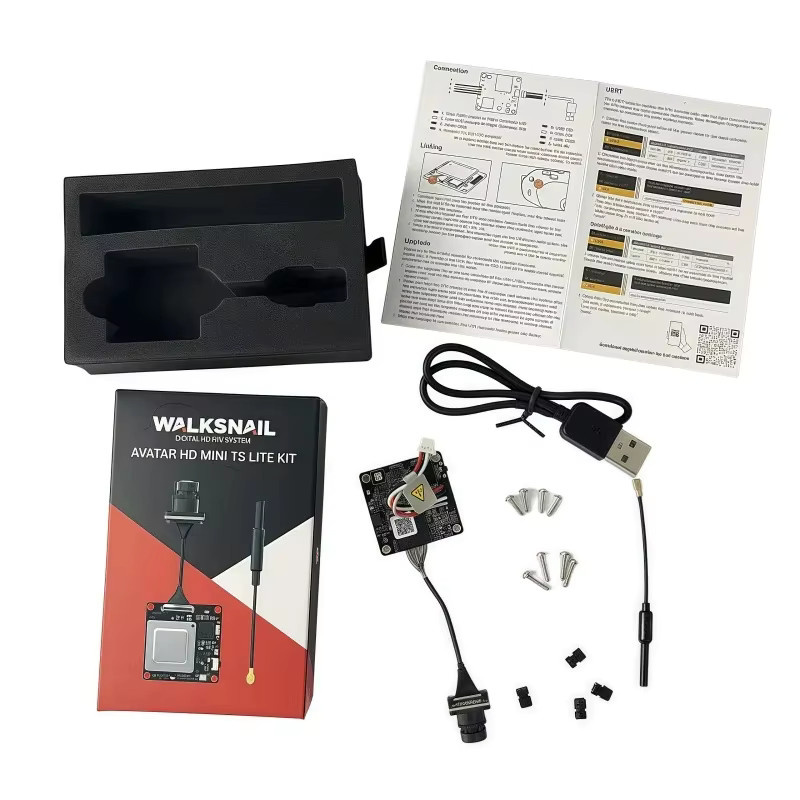 Caddx Walksnail Avatar HD Mini 1s Kit V2 FPV-System in Schwarz mit 1080P 60fps und geringer Latenz - Bild 3