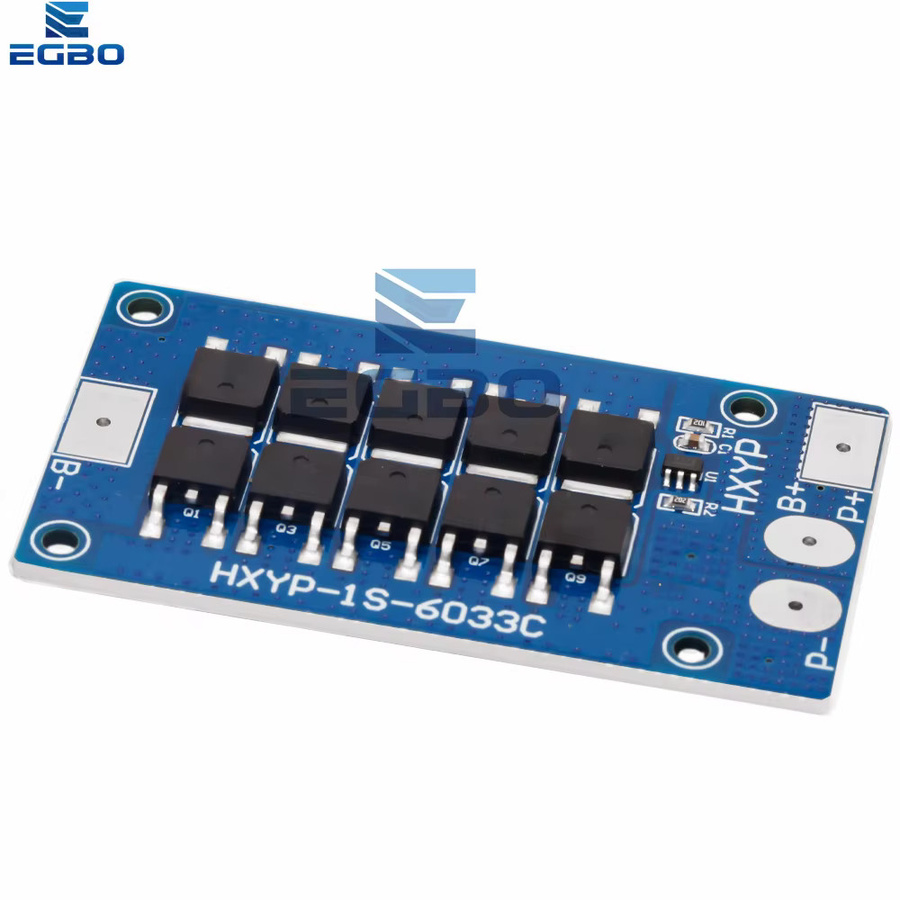 EGBO BMS Schutzplatine 1S 30A für 3,2V LiFePO4 und 3,7V Lithium-Ionen-Batterien, Grün - Bild 2