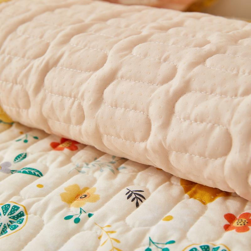 Super Six Sofakissen im koreanischen Stil aus reiner Baumwolle mit Blumenmuster, B/B: 70 x 70 cm - Bild 2