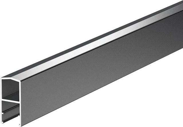ZacAlu Abschlussleiste für Alupanel Zaunelemente aus Aluminium in Anthrazit, Länge: 180 cm - Bild 1
