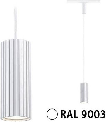 Paulmann Lirena Hochvolt-Schienensystem-Leuchte URail GU10 in Signal-Weiß - Bild 1