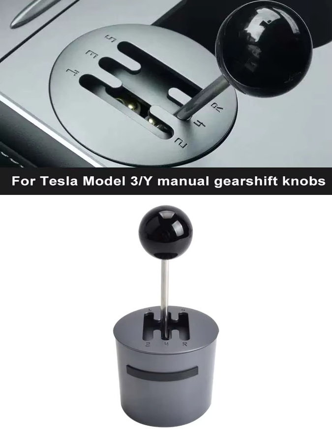 VEAROERY Schalthebel-Spielzeug, Tesla Model 3 Y Mittelkonsolen-Dekoration - Bild 5