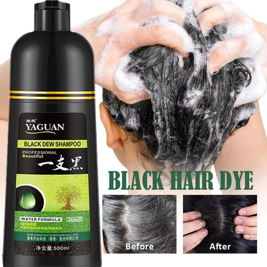jaysuing Haar färbemittel Shampoo, Kräuter, Unisex, Schaum - Bild 5