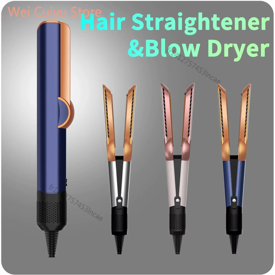 NUOYING 2-in-1 Haartrockner und Glätteisen, Schwarz, Unisex - Bild 2