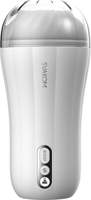 SVAKOM Masturbator Robin in Weiß mit 5 Vibrationsmodi und Booster - Bild 1