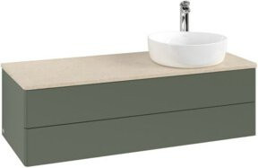 V&B Waschtischunterschrank Antao mit Beleuchtung und lackierter Oberfläche, B/T/H: 120 x 50 x 50 cm - Bild 1