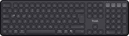 Trust Vaiya Bluetooth Tastatur QWERTZ Deutsch Schwarz Wiederaufladbar - Bild 2