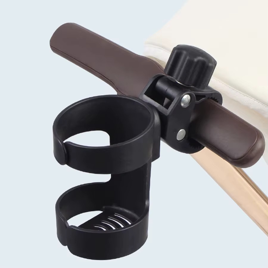 Universal Baby Kinderwagen Tasse Halter für Flaschen und Getränke in Schwarz - Bild 2