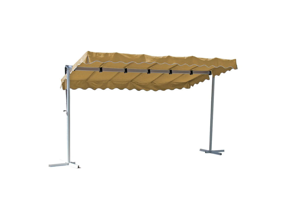GRASEKAMP Ziehharmonika-Markise mit Seilzug in Beige aus Polyester, B: 225 cm, T: 60 cm - Bild 2