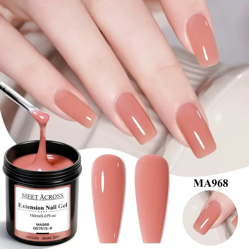 MEET ACROSS Nagelgel, 3 Stück, 150 ml, glänzend - Bild 3