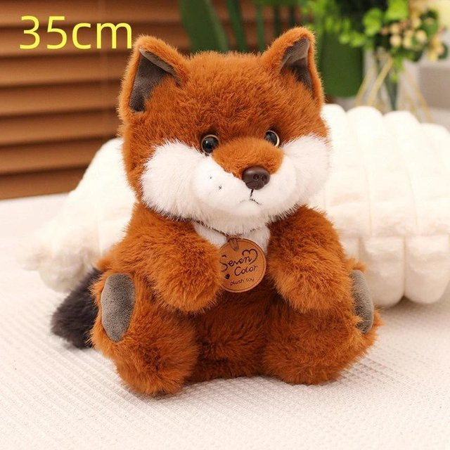 Kidsly Fuchs-Plüschtier, 30/40 cm, Orange, Braun - Bild 1