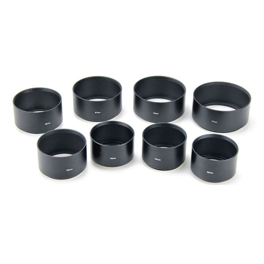 MIIQNUS Metall Gegenkappe Universal Sonnenschutz für Canon und Nikon, Farbe: Schwarz, Durchmesser: 40,5 mm bis 72 mm - Bild 2