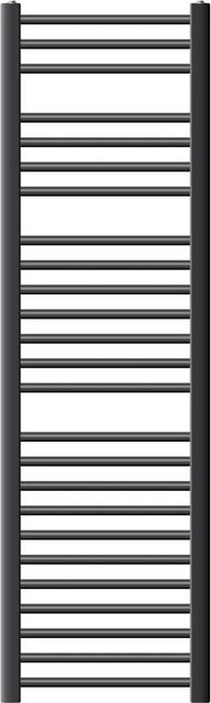 LuxeBath Badheizkörper Sahara Handtuchheizkörper Anthrazit mit Seitenanschluss B: 40 cm, H: 150 cm - Bild 2