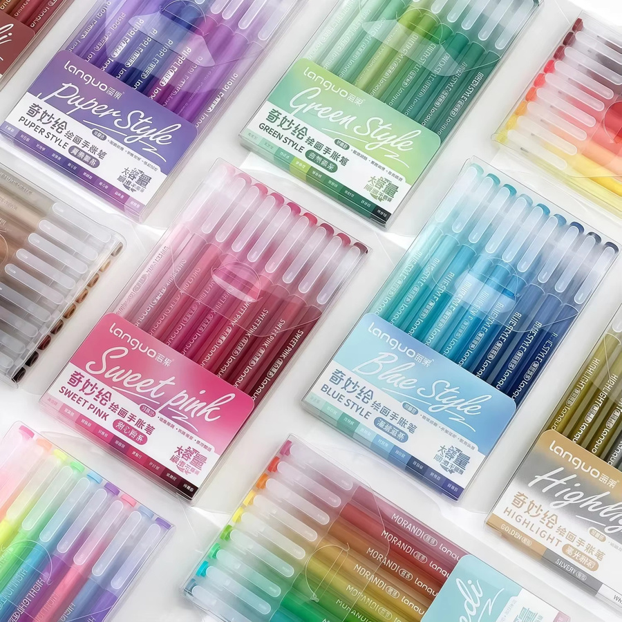Kolorowys 9-teiliges Gelstifte-Set in Multicolour für Malbücher für Erwachsene, Kalligraphie und Notizen - Bild 3