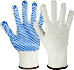 Hase Strickhandschuhe Namur in Weiß, Größe 6, aus Baumwolle und Nylon - Bild 1