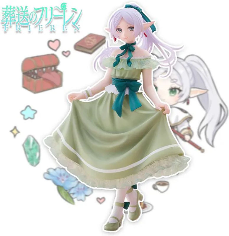 Bandai Anime Frieren Beyond Journey's End Coreful Figur Frieren Full Dress Ver. Actionfigur aus Kunststoff in Grün - Bild 1