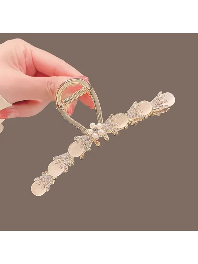 HIYAYZ Haar Clip mit Perlen und Strass, Damen - Bild 3