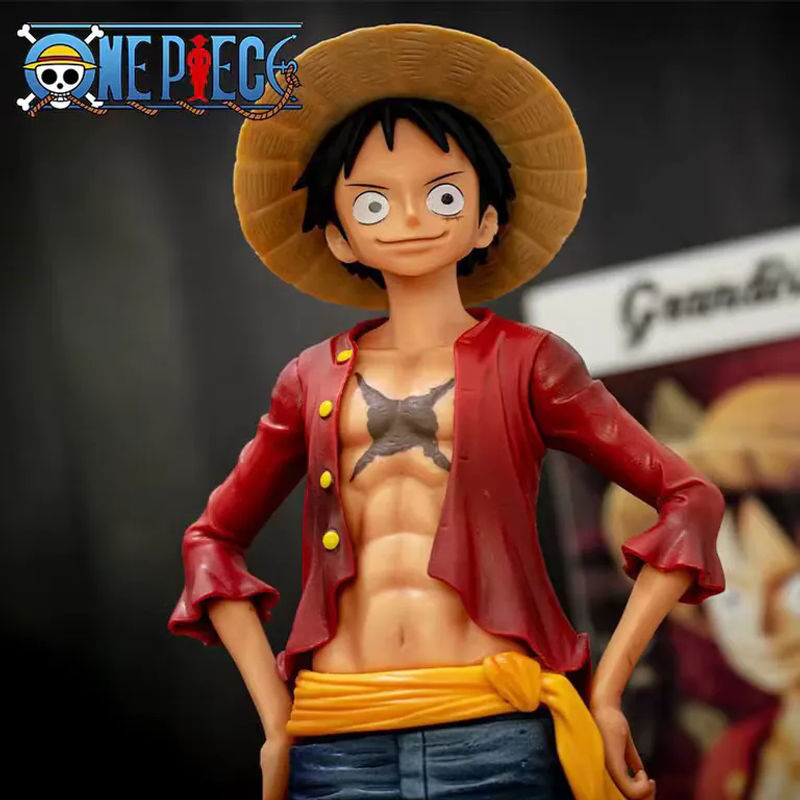 Bandai One Piece Anime-Figur Luffy mit drei austauschbaren Gesichtern, mehrfarbig, Höhe: 27 cm - Bild 4