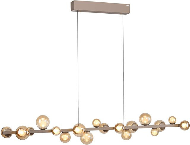 Paul Neuhaus Pure E-Popup LED-Pendelleuchte in Bronze, höhenverstellbar - Bild 1