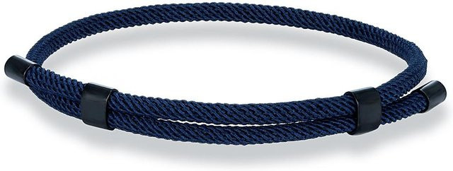 YULIN Seilarmband Edelstahl, 3mm, Schwarz, Unisex - Bild 1