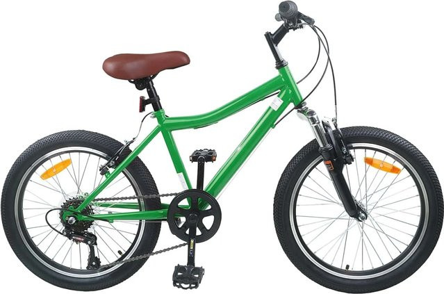 vidaXL Kinderfahrrad 20 Zoll 6-Speed Grün - Bild 1
